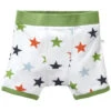 Jungen Boxershorts Bio-Baumwolle Stern Weiß
