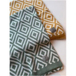 Kuscheldecke Bio-Baumwolle, Raute Curry -Hans Natur Kindersale f1ab6983 322827