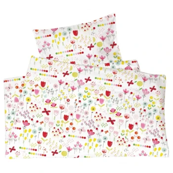 Kinderbettwäsche Bio-Baumwolle Stern Rosa 6 Kinderbettwäsche Bio-Baumwolle Stern Rosa – Bild 6