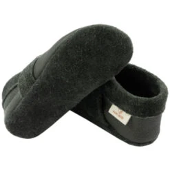Baby Und Kinder Hausschuhe Krabbelschuhe Ecopell Leder Grau -Hans Natur Kindersale f88508eb 331314