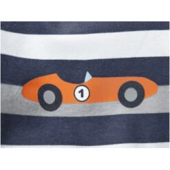 Kinder Schlafanzug 2-teilig Bio-Baumwolle Blau-grau-weiß -Hans Natur Kindersale fa4868ee 277467