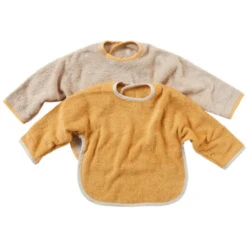 Lätzchen Mit Ärmeln Und Klettverschluss Bio Baumwolle 2er Set Rosa -Hans Natur Kindersale fb492b21 307110