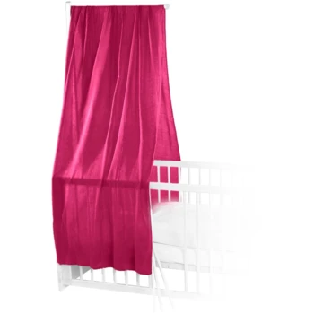 Betthimmel Baldachin Bio-Baumwolle Rosa 3 Betthimmel Baldachin Bio-Baumwolle Rosa – Bild 3